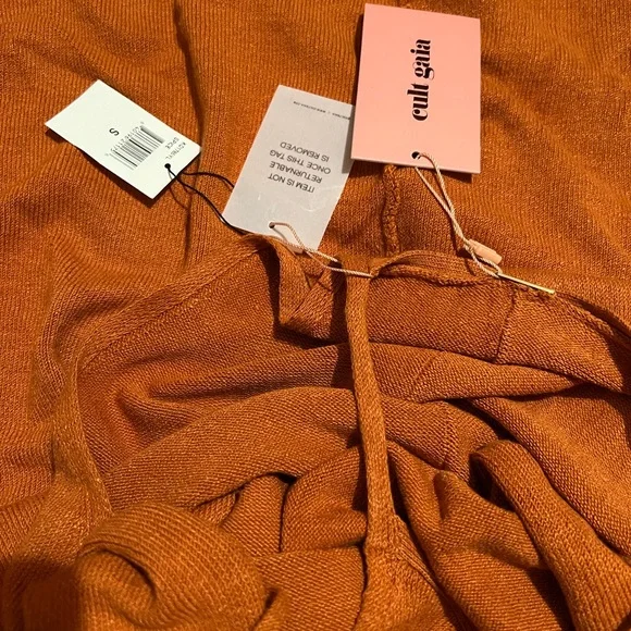 Cult Gaia Remi Knit Halter Dress